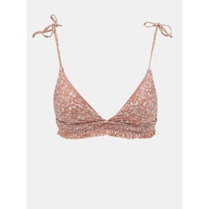 Old Pink Floral Swimsuit Top Pieces Gaya - Women
