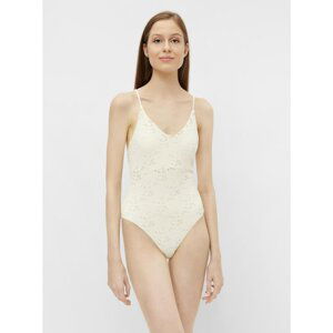 Cream Lace One-Piece Swimsuit Pieces Greta - Women