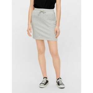 Light Grey Skirt with Tie Pieces Chilli - Women