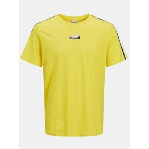 Yellow T-shirt with print Jack & Jones Flow - Men