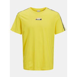 Yellow T-shirt with print Jack & Jones Flow - Men