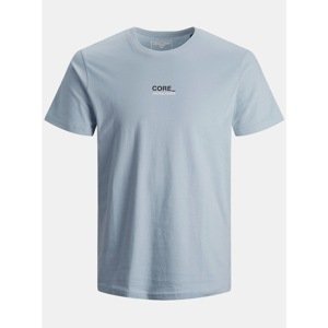 Light Blue T-Shirt with Print Jack & Jones Walk - Men