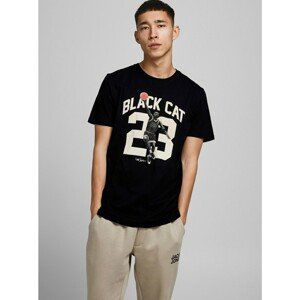 Black T-shirt with Print Jack & Jones Legends - Men