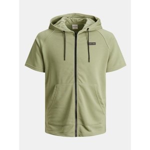 Khaki Sweatshirt with Print on back Jack & Jones Charming - Men