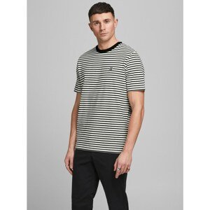 Black and White Striped T-Shirt Jack & Jones Studio - Men