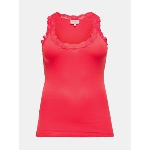 Coral Tank Top with Lace ONLY CARMAKOMA Helly - Women