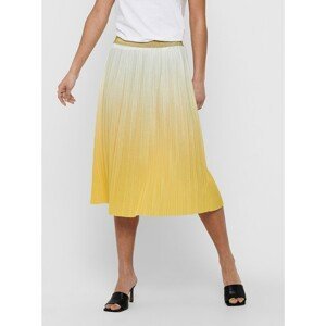 Yellow Pleated Skirt ONLY Dippy - Women