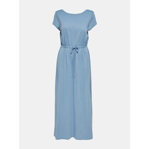 Blue maxi dress with tie ONLY May - Women