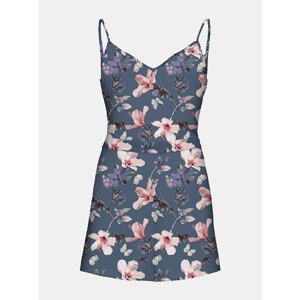 Blue Floral Short Overall ONLY Malibu - Women