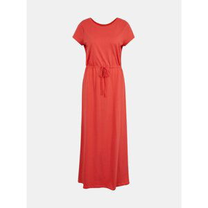 Coral maxi dresses with tie ONLY May - Women