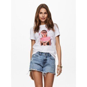 White T-shirt with PRINT ONLY Lana - Women