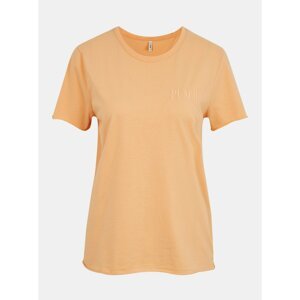 Orange T-shirt with ONLY Fruity - Women