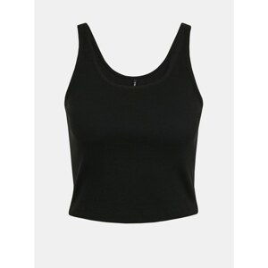 Black Short Basic Tank Top ONLY Nessa - Women