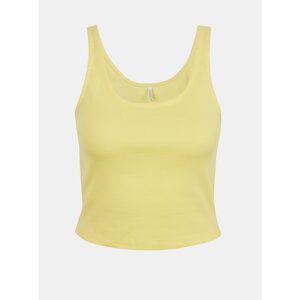 Yellow Short Basic Tank Top ONLY Nessa - Women