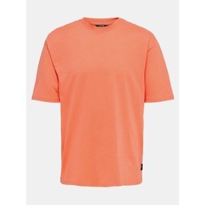 Orange Basic T-Shirt ONLY & SONS Donnie - Men