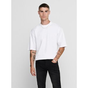 White Basic T-Shirt ONLY & SONS Donnie - Men