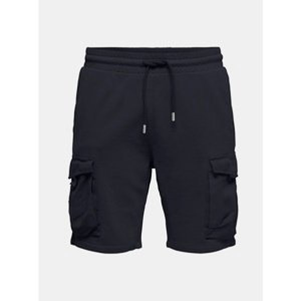 Dark Blue Tracksuit Shorts with Pockets ONLY & SONS Nicky - Mens