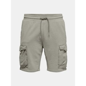 Grey Tracksuit Shorts with Pockets ONLY & SONS Nicky - Mens