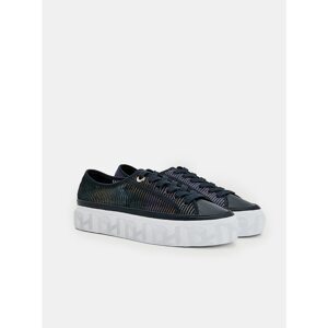 Dark Blue Women's Sneakers on the Platform Tommy Hilfiger - Women