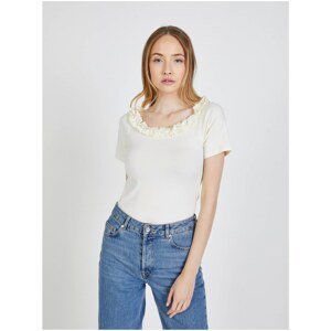 Cream T-Shirt Pieces - Women