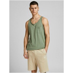 Green Basic Tank Top Jack & Jones Connell - Men