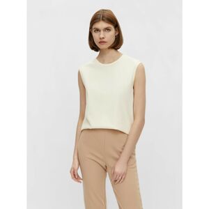 Cream Basic Tank Top Pieces Taryn - Women