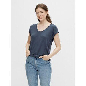 Navy Blue Basic T-Shirt Pieces Billo - Women