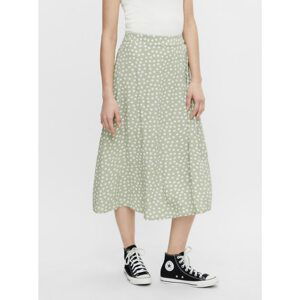 Light Green Floral Midi Skirt Pieces Selma - Women