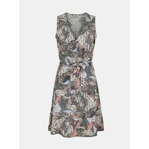 Grey Patterned Dress ONLY Gusta - Women