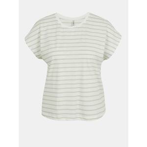 Light green-white striped T-shirt ONLY Peppa - Women