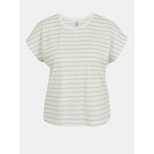 Light green-white striped T-shirt ONLY Peppa - Women