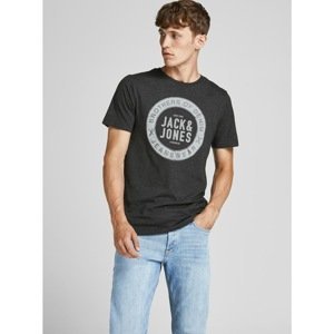 Dark grey T-shirt with Print Jack & Jones Jeans - Men