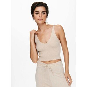 Beige cropp top ONLY Cozy - Women