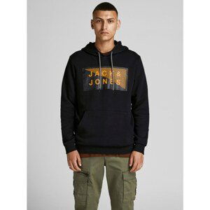 Jack & Jones Shawn Black Hoodie - Mens