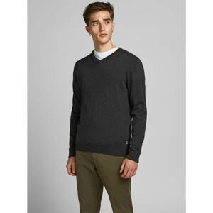 Dark gray basic sweater Jack & Jones Basic - Men