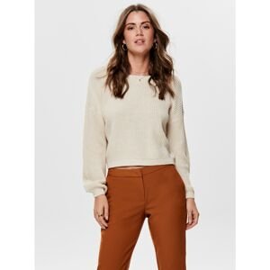 Cream sweater with lace ONLY Xenia - Women