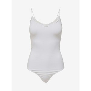 White Bodysuit with Lace ONLY Vicky - Women