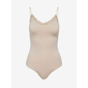 Beige bodysuits with lace ONLY Vicky - Women