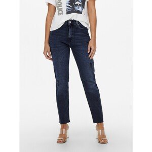 Dark Blue Straight Fit Jeans ONLY Emily - Women