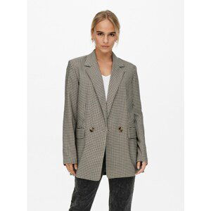 Brown Plaid Jacket ONLY Adison - Women