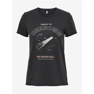 Black Women's T-Shirt with PRINT ONLY Lucy - Women