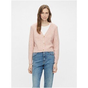 Light Pink Women's Ribbed Button Sweater Pieces Ellen - Women