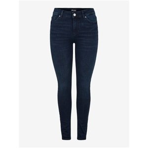 Dark Blue Skinny Fit Jeans Pieces Delly - Women