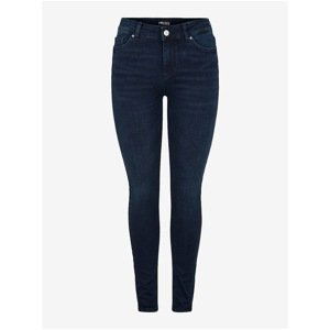 Dark Blue Skinny Fit Jeans Pieces Delly - Women