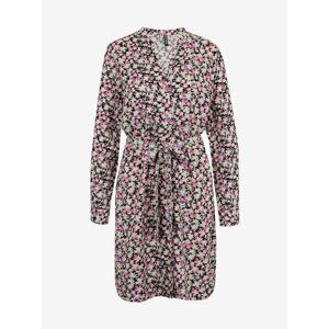 Pink Floral Dress Pieces Carly - Women