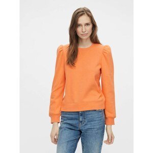 Orange Sweatshirt Pieces Franci - Women