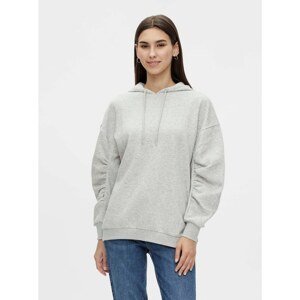 Light Grey Hoodi Sweatshirt Pieces Franci - Women