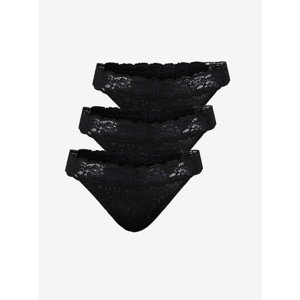 Set of Three Black Lace Tang Pieces Celsy - Women