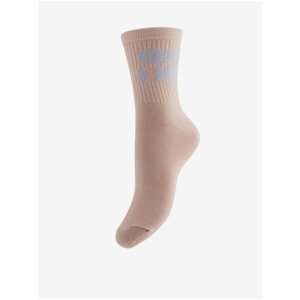 Light Pink Women's Socks with Pieces Cally - Women