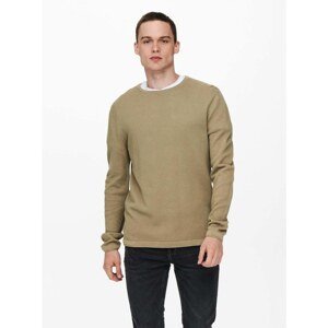 Beige Basic Sweater ONLY & SONS Panter - Men